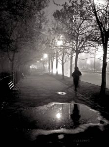 running from depression