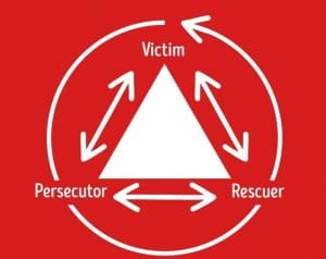 victim, rescuer, persecutor